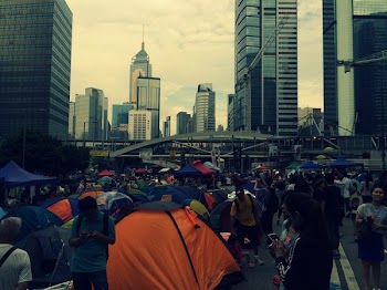 Free Photo of hong kong, protest, tents