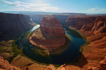 Free Photo of horseshoe, bend, river
