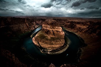 Free Photo of horseshoe, bend, river