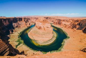 Free Photo of horseshoe, bend, river