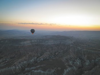Free Photo of hot air balloon, landscape, nature
