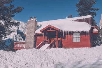 Free Photo of house, winter, snow