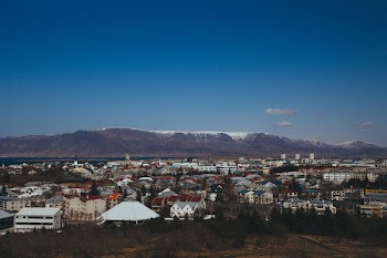 Free Photo of iceland, mountains, city
