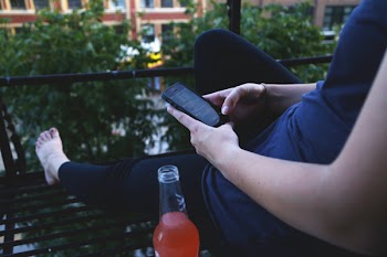 Free Photo of iphone, mobile, texting