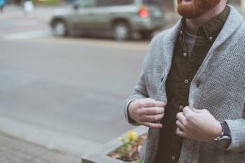 Free Photo of jacket, grey, man
