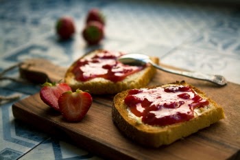 Free Photo of jam, sandwich, strawberry