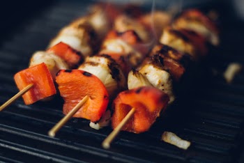 Free Photo of kabob, skewers, meat