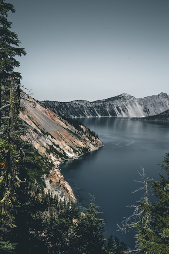 Free Photo of lake, crator, mountain