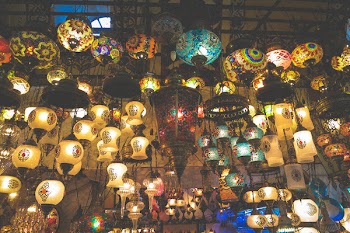 Free Photo of lamps, lights, Grand Bazaar