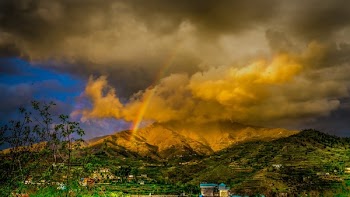 Free Photo of landscape, dark, sky