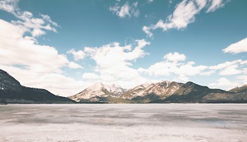 Free Photo of landscape, lake, mountains
