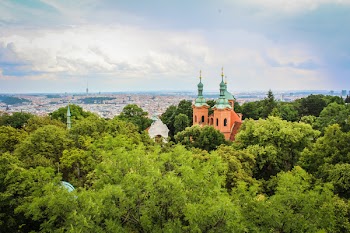 Free Photo of landscape, trees, synagoge