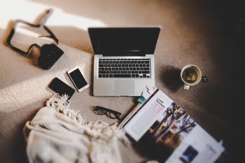 Free Photo of laptop, apple, keyboard