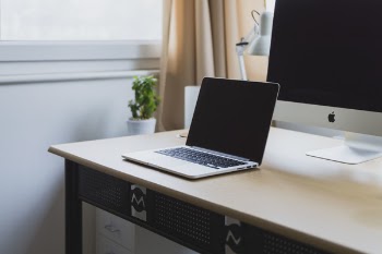 Free Photo of laptop, apple, keyboard