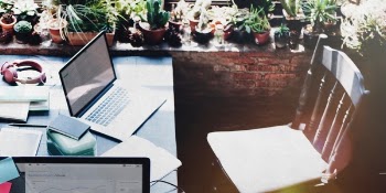 Free Photo of laptop, apple, keyboard