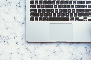 Free Photo of laptop, apple, keyboard