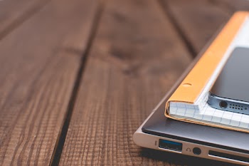 Free Photo of laptop, notebook, notepad