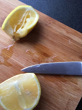 Free Photo of lemons, fruits, knife