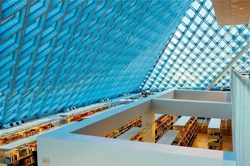 Free Photo of library, books, shelves