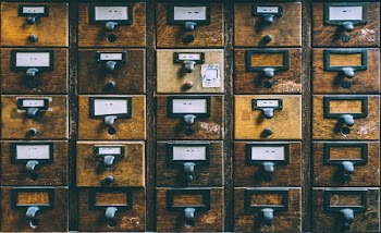 Free Photo of library, catalog, system