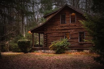 Free Photo of log, cabin, forest