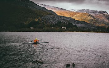Free Photo of man, canoe, lake