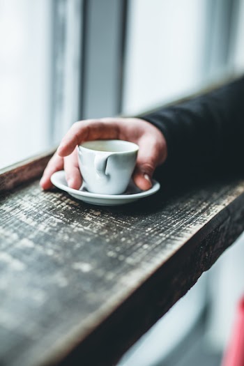 Free Photo of man, holding, espresso