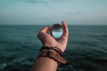 Free Photo of man, holding, glass