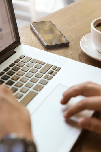 Free Photo of man, laptop, work