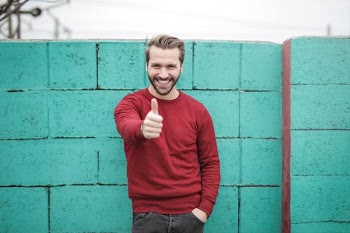Free Photo of man, thumbs up, happy