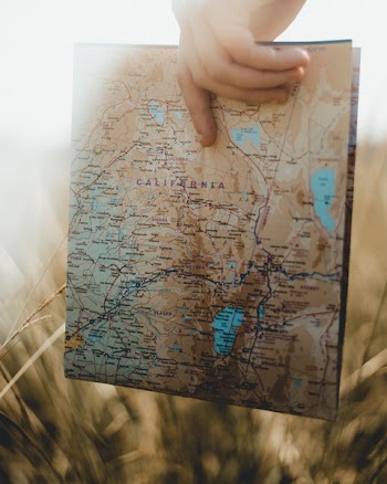 Free Photo of map, california, travel
