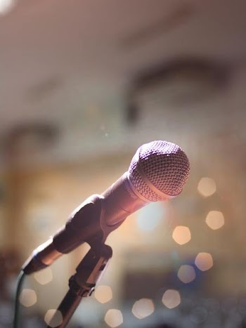 Free Photo of microphone, music, bokeh