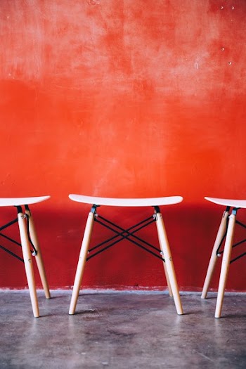 Free Photo of modern, stools, cafe