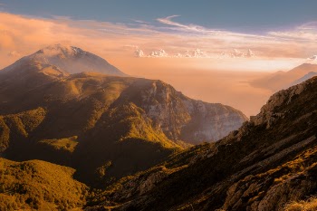 Free Photo of mountain, highland, cloud