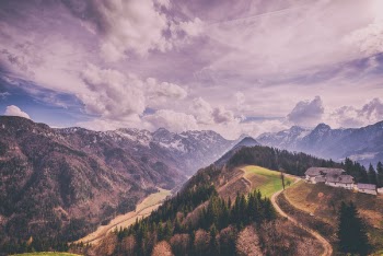 Free Photo of mountain, highland, cloud