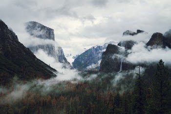 Free Photo of mountain, highland, valley
