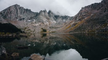 Free Photo of mountain, valley, highland