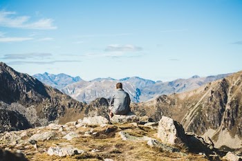 Free Photo of mountain, valley, hill