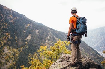 Free Photo of mountain, valley, trees
