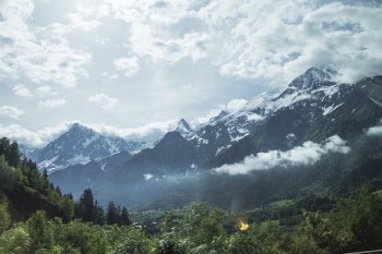 Free Photo of mountains, peaks, valleys
