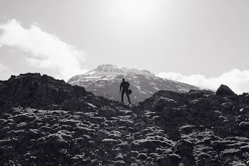 Free Photo of mountains, rocks, guy