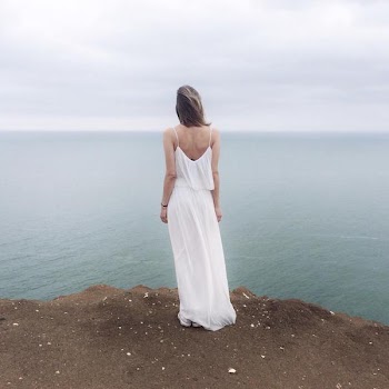 Free Photo of mystery, woman, cliff