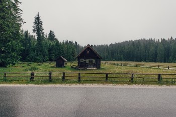 Free Photo of nature, landscape, barn