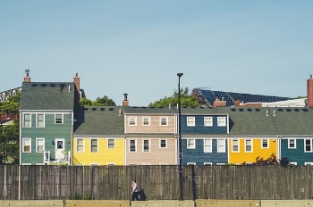 Free Photo of neighborhood, houses, townhouses