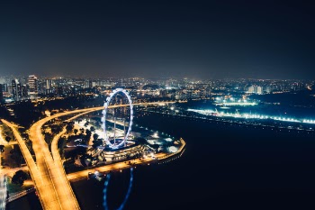 Free Photo of night, sky, lights
