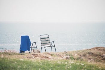 Free Photo of ocean, chairs, view