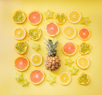 Free Photo of orange, lemon, pineapple