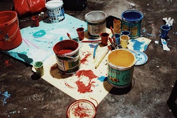 Free Photo of paint, art, tubs