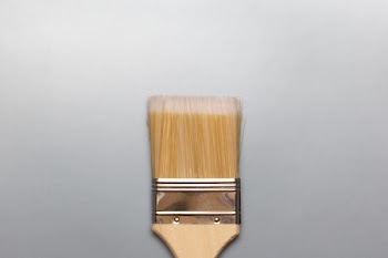 Free Photo of paint, brush, flat lay