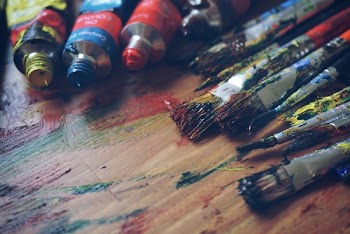 Free Photo of paint, painting, brushes